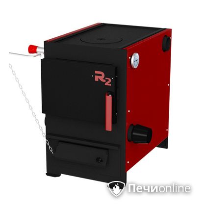 Твердотопливный котел Термокрафт R2 9 кВт конфорка термометр круглый выход в Нижнем Тагиле